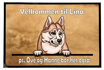 Dørmatte Norks Buehund 1