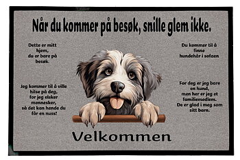 Dørmatte Pyreneisk gjeterhund 1