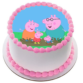 Kakebilde Peppa Gris 6 R