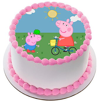 Kakebilde Peppa Gris 10 R