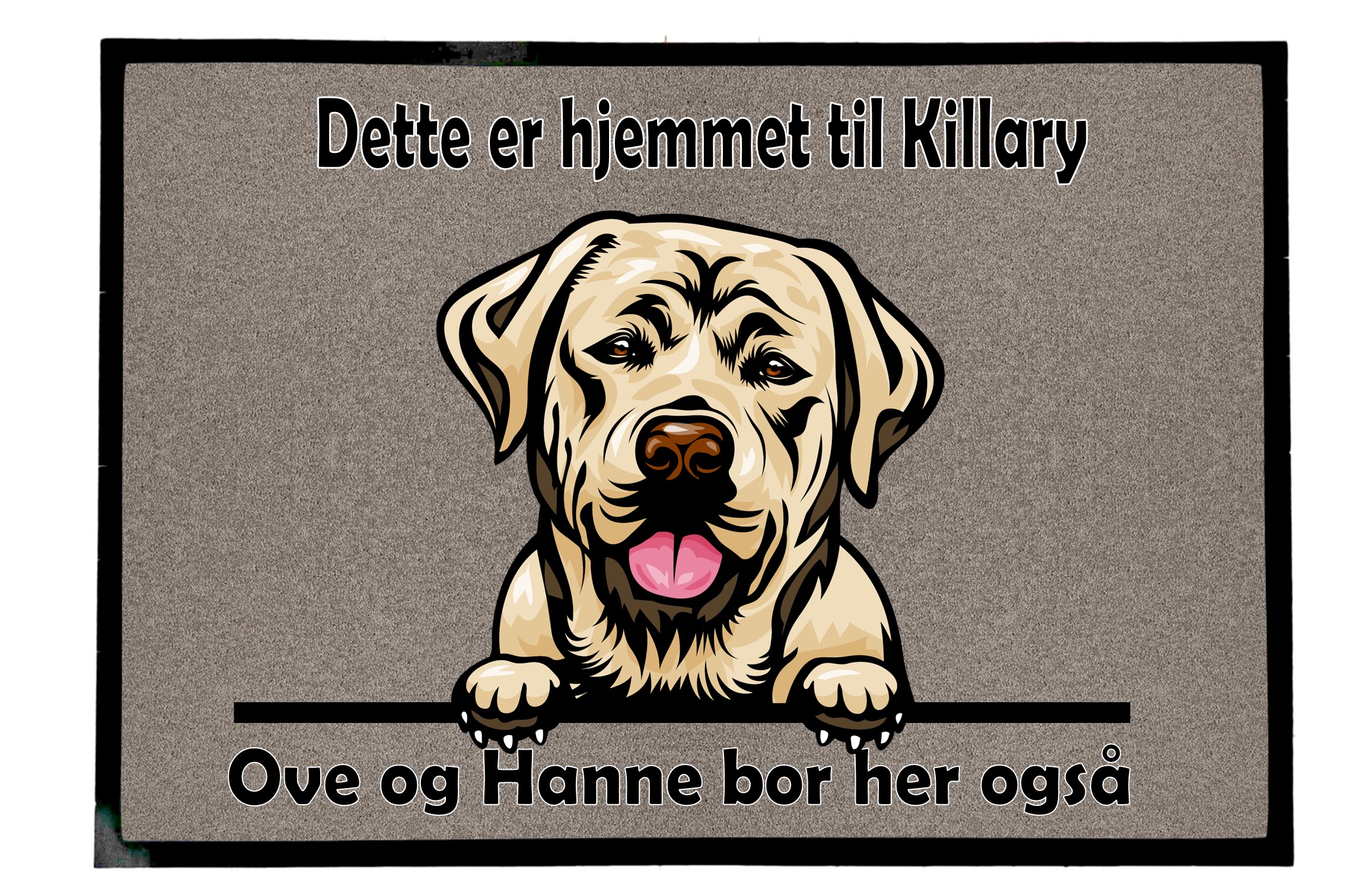 Dørmatte Labrador 4