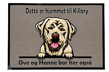Dørmatte Labrador 4
