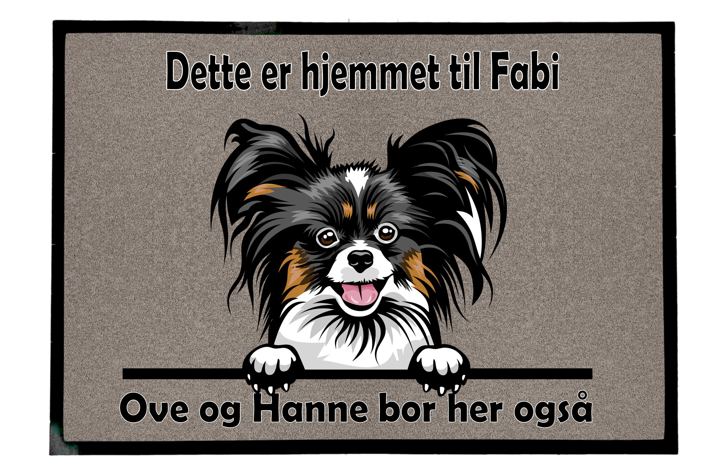 Dørmatte Papillion 1  