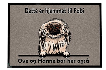 Dørmatte Pekingese 1  