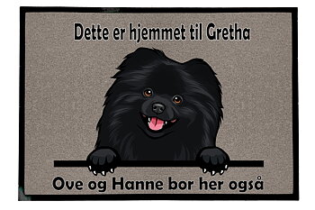 Dørmatte Japans Spetz eller Pomerans 3