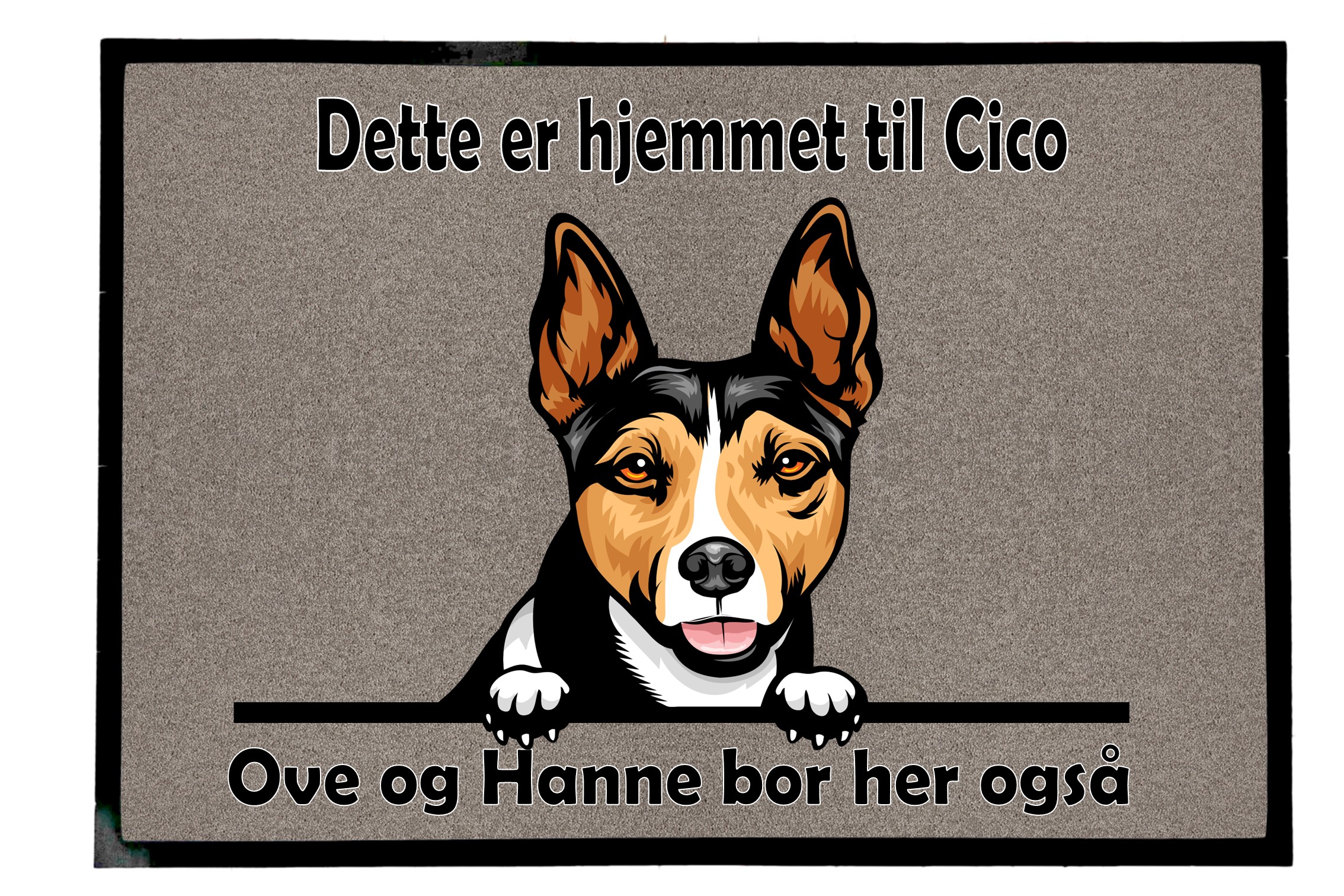 Dørmatte Rat Terrier 1 
