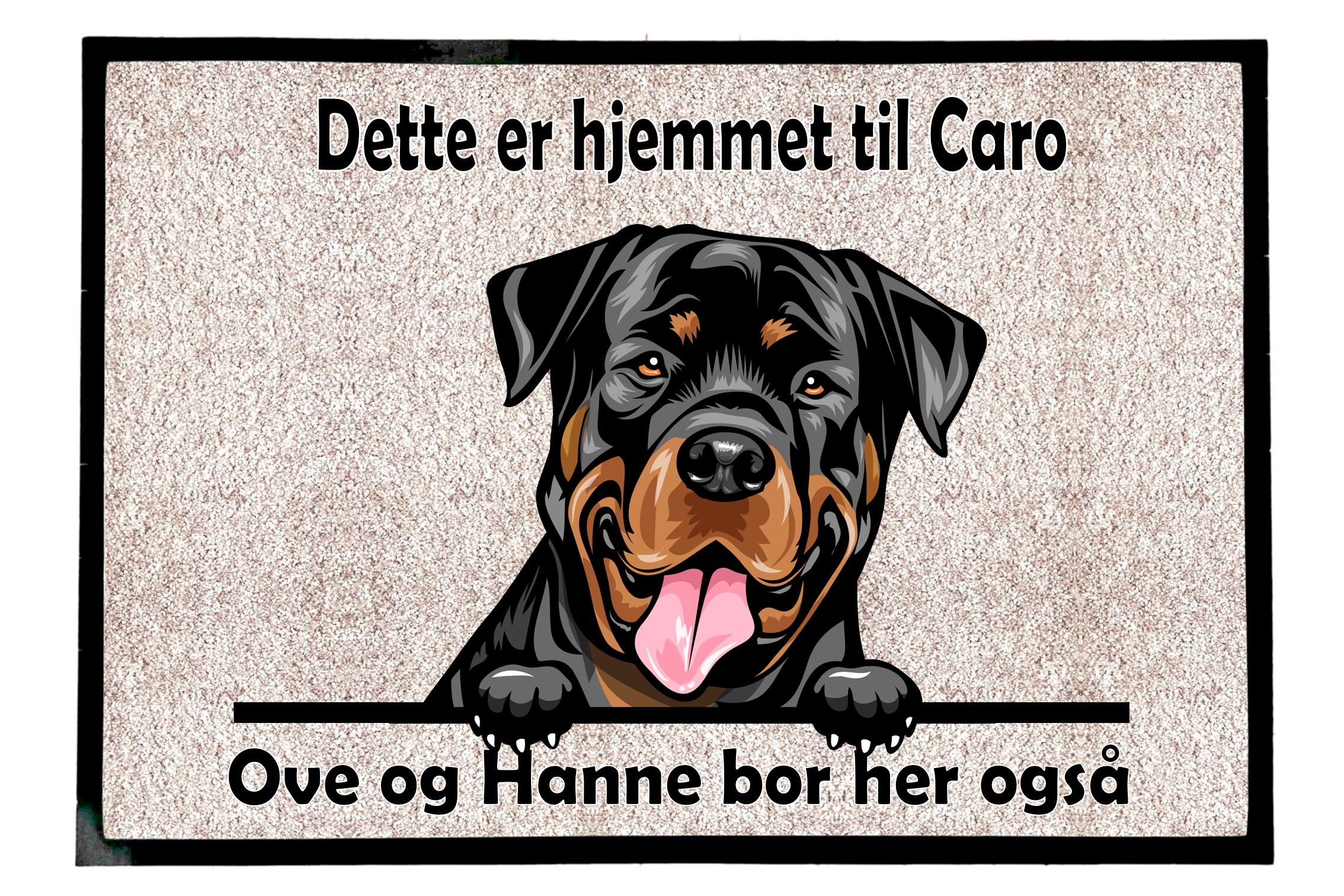 Dørmatte Rottwailer 2