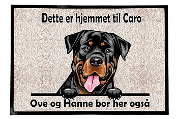 Dørmatte Rottwailer 2