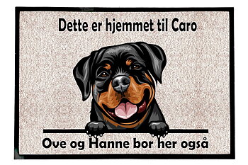 Dørmatte Rottwailer 3