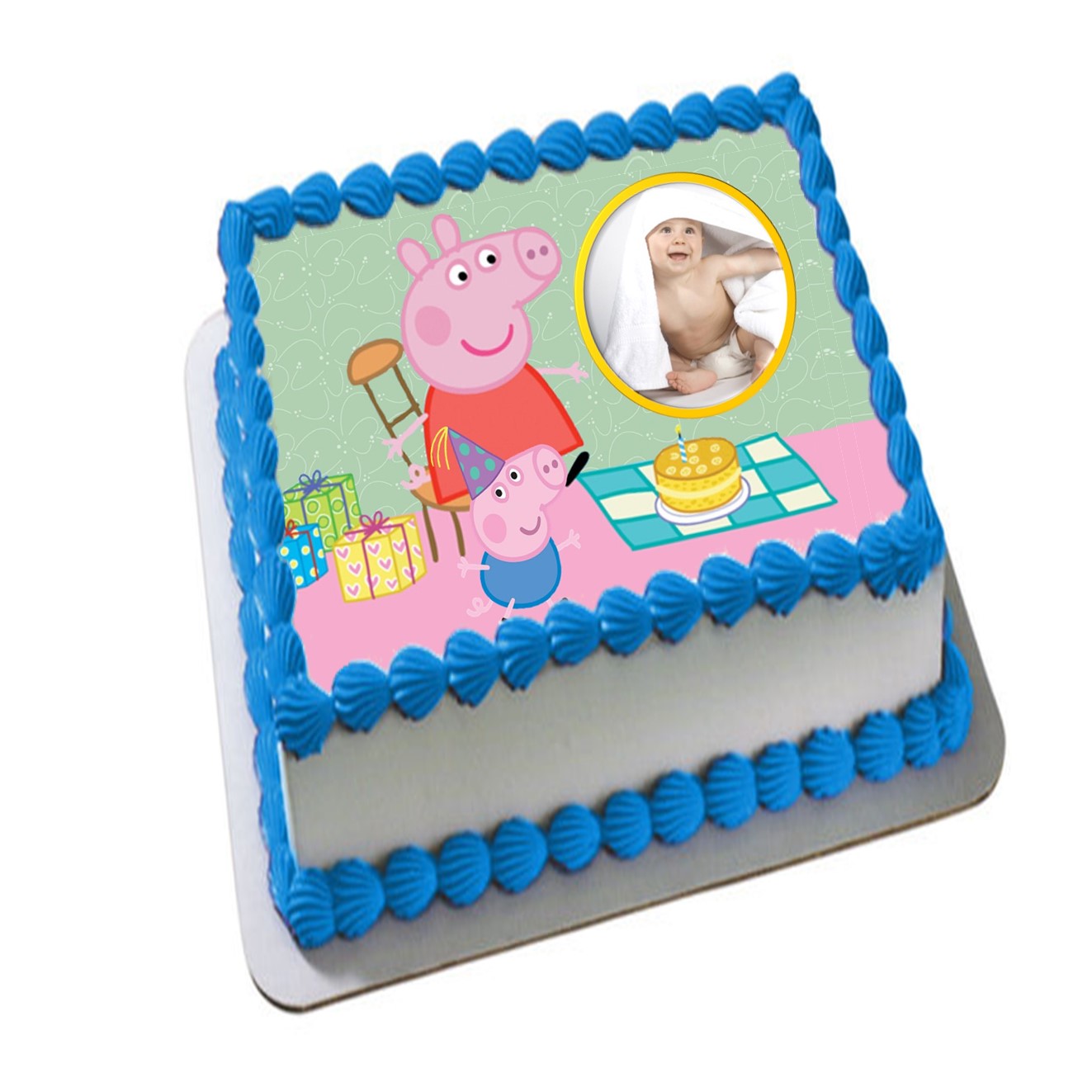 Peppa Gris 1 år m/ eget bilde