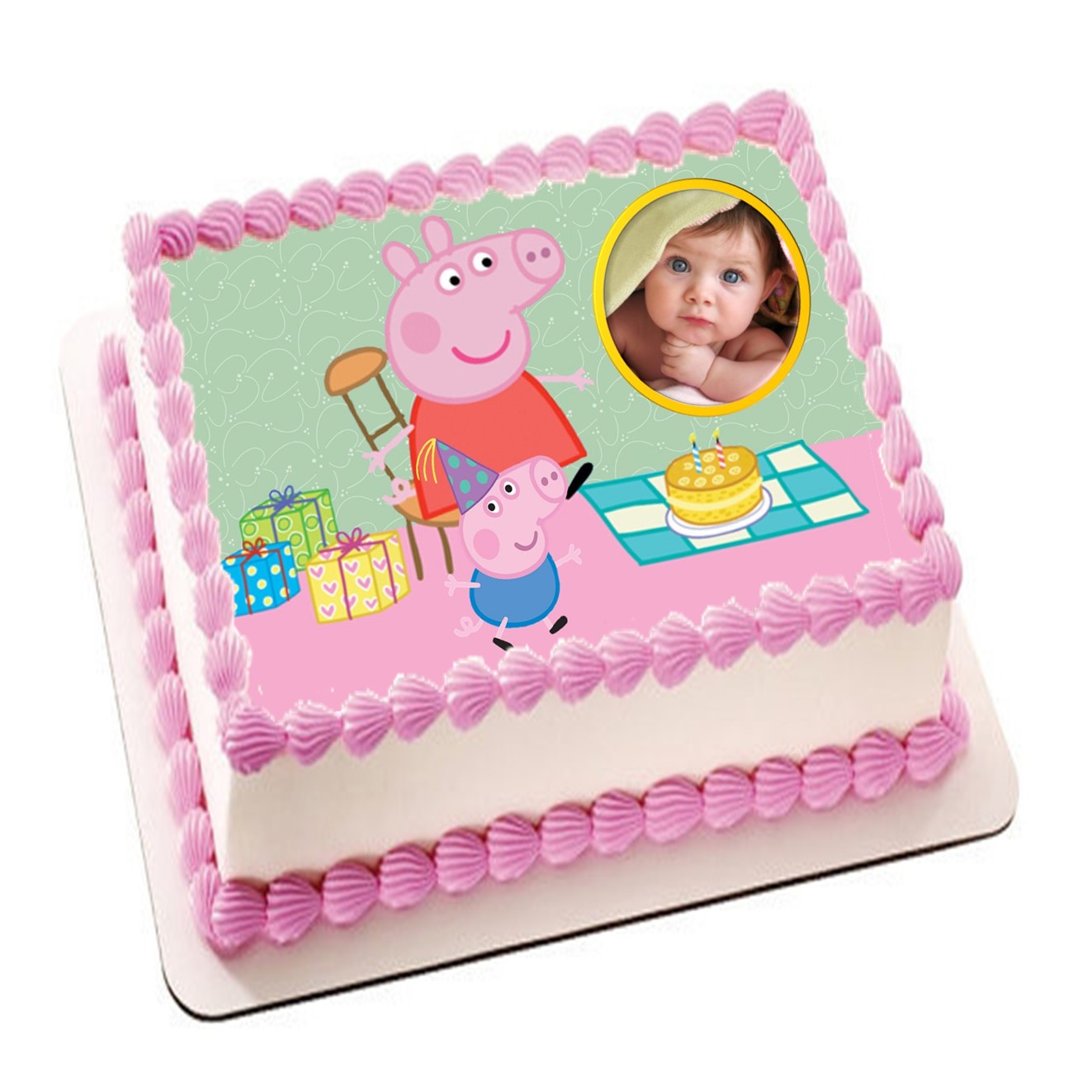  Peppa Gris 2 år m/ eget bilde
