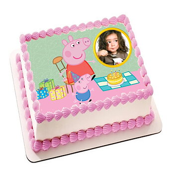 Peppa Gris 3 år m/ eget bilde