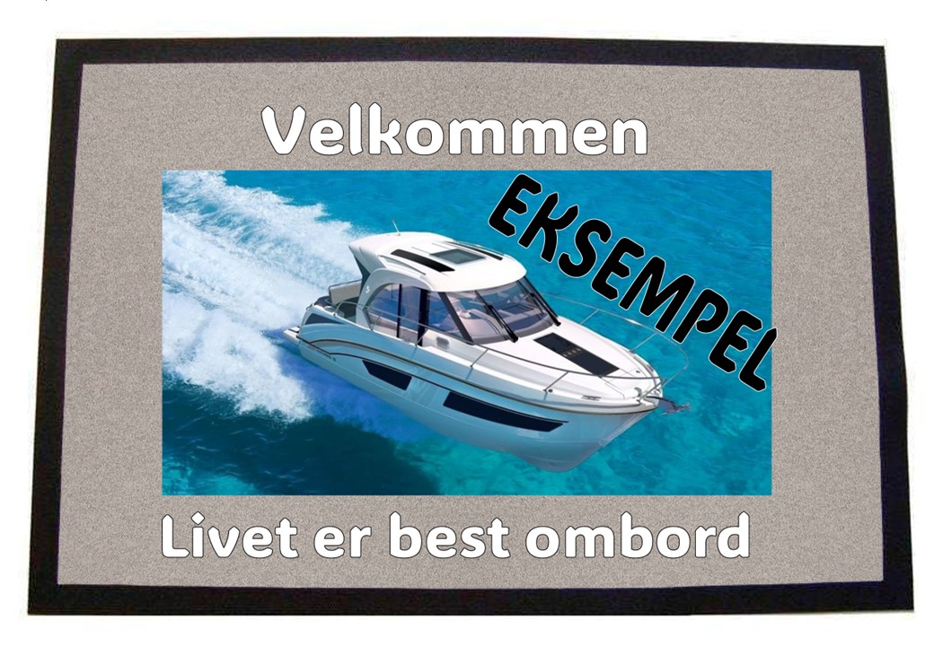 Dørmatte  fritid  eget motiv  2 - 2
