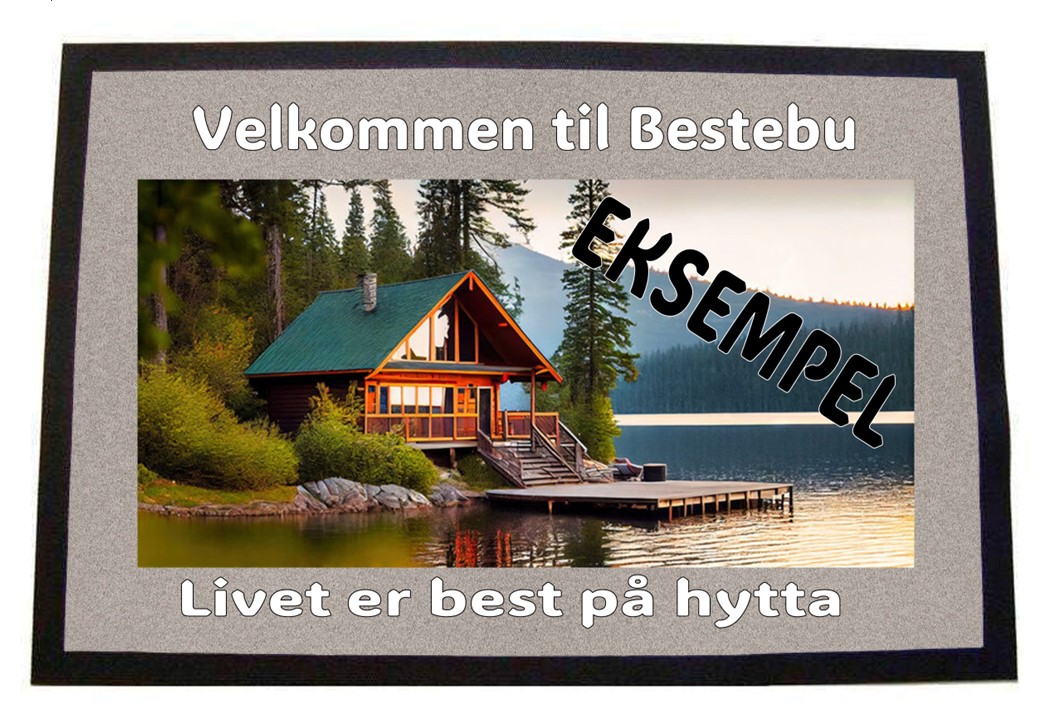 Dørmatte  fritid  eget motiv  2