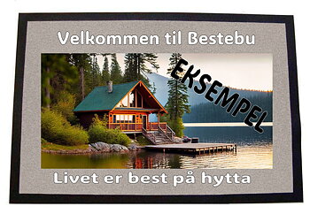 Dørmatte  fritid  eget motiv  2
