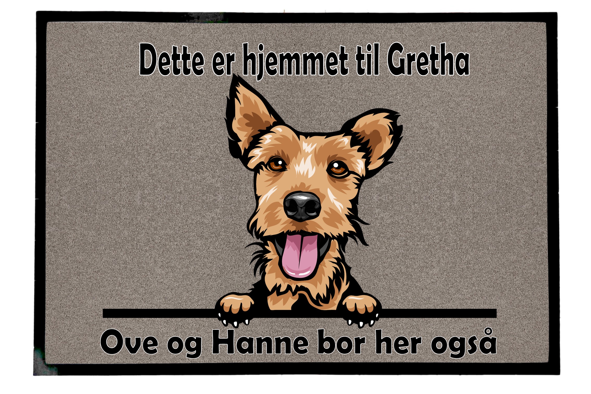 Dørmatte Walisisk terrier 1