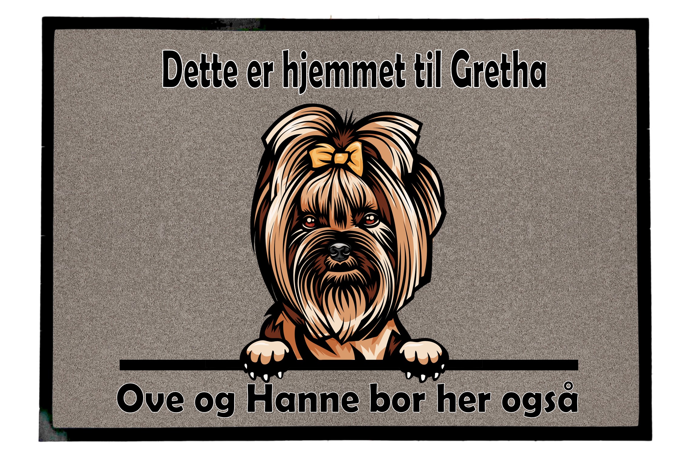 Dørmatte Yorkshire Terrier 2