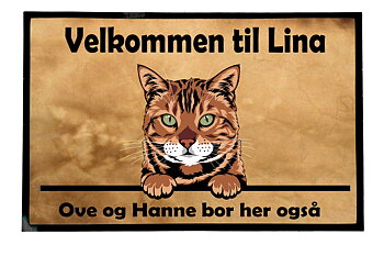  Dørmatte Katt 1