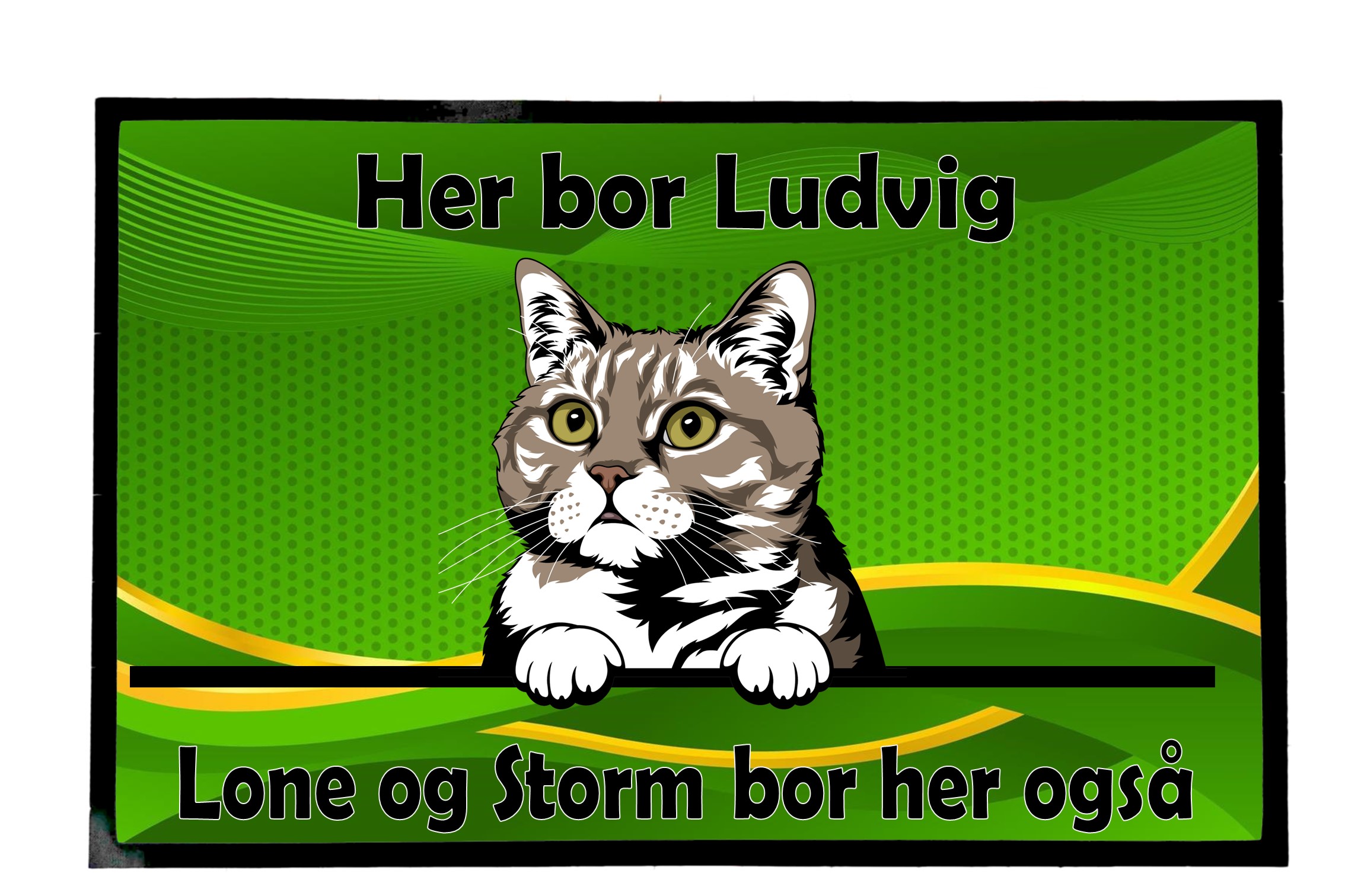  Dørmatte Katt 4