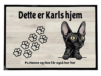  Dørmatte Katt 10