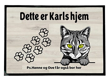  Dørmatte Katt 11