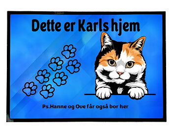  Dørmatte Katt 12