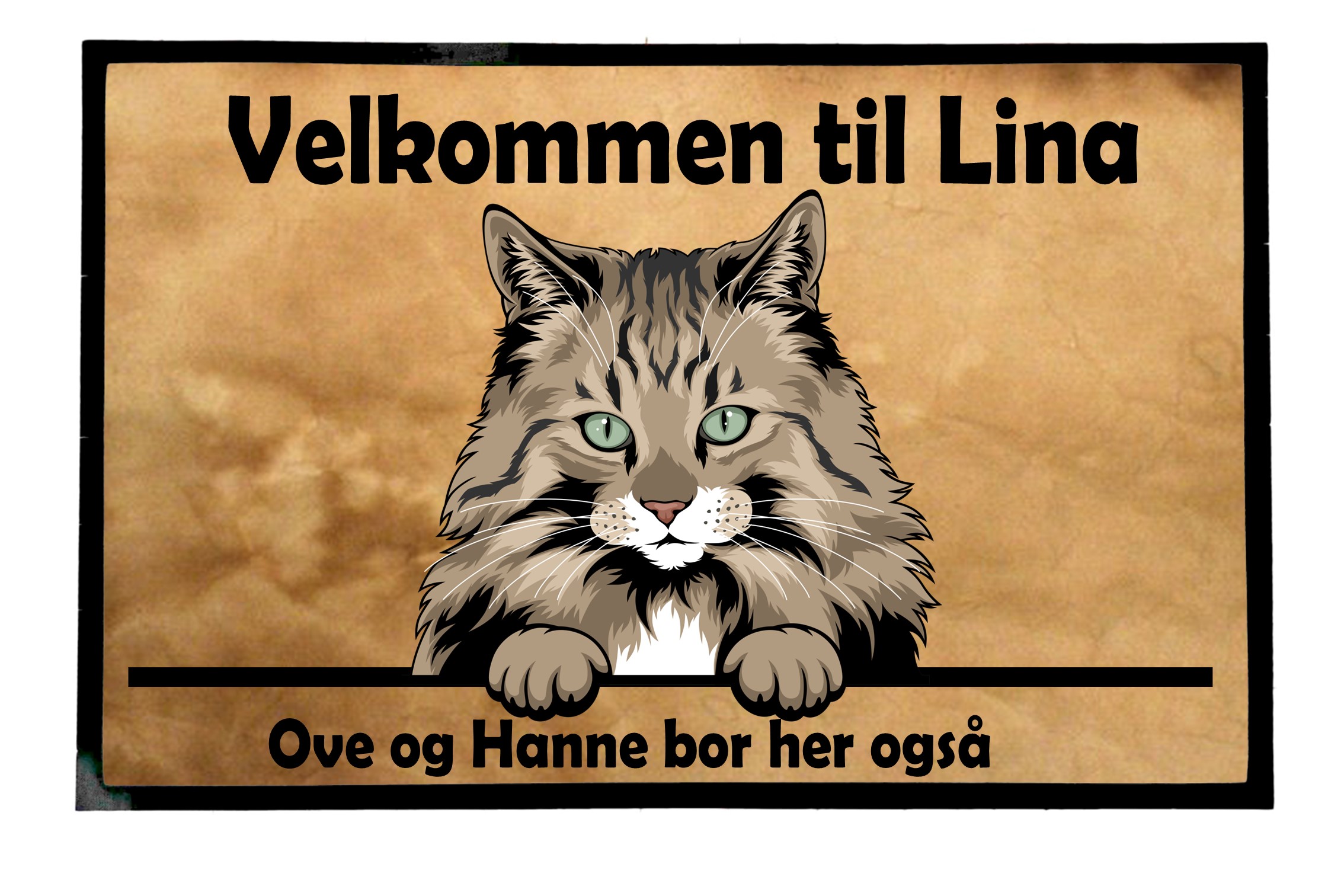  Dørmatte Katt 14