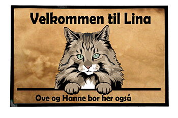  Dørmatte Katt 14