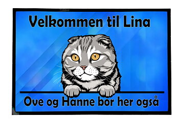  Dørmatte Katt 18