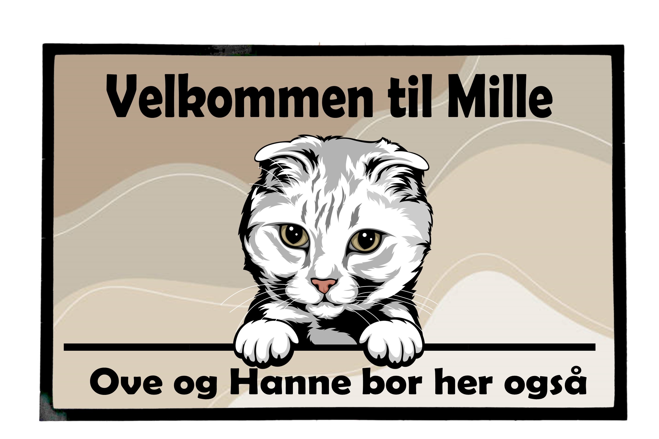  Dørmatte Katt 19