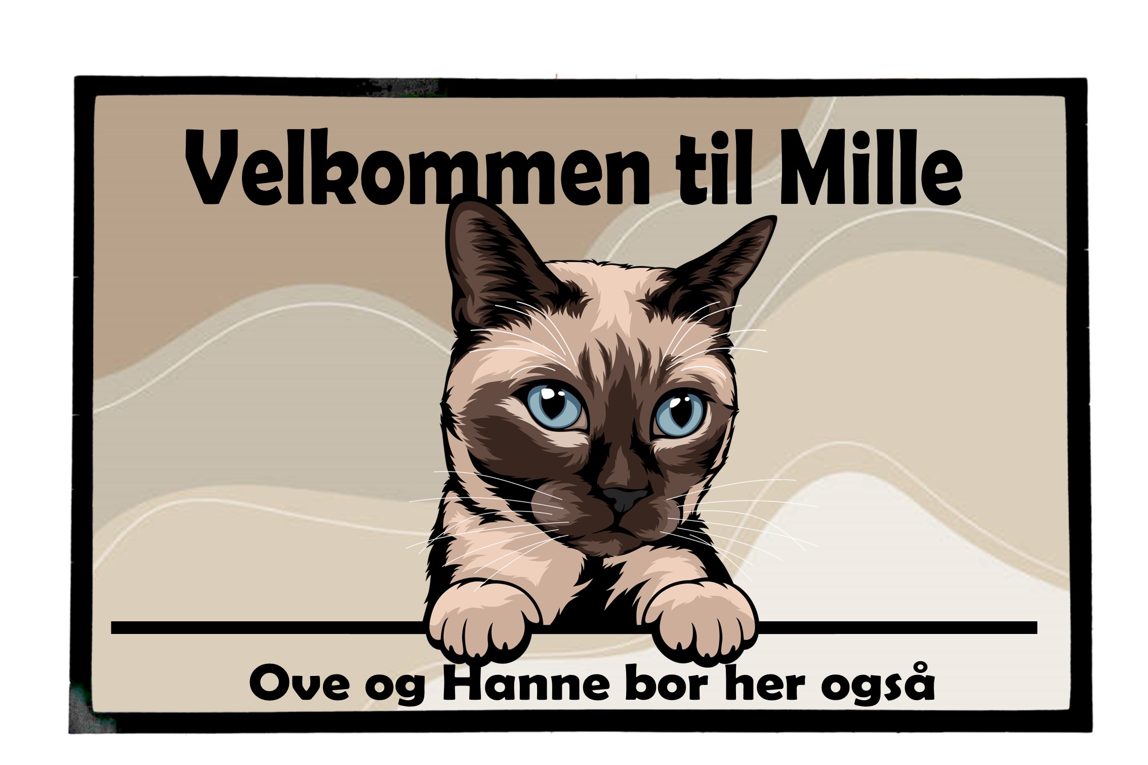  Dørmatte Katt 20