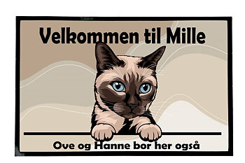  Dørmatte Katt 20