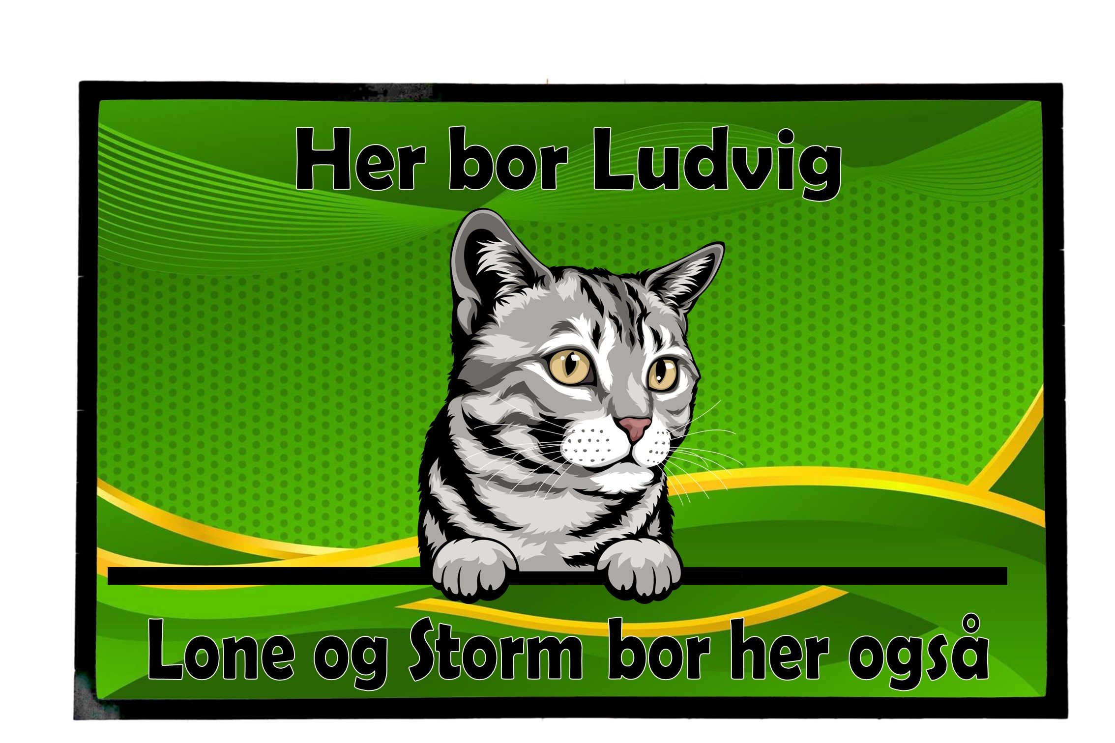  Dørmatte Katt 24