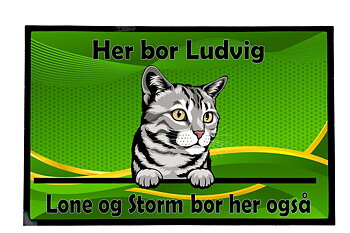  Dørmatte Katt 24