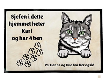  Dørmatte Katt 28