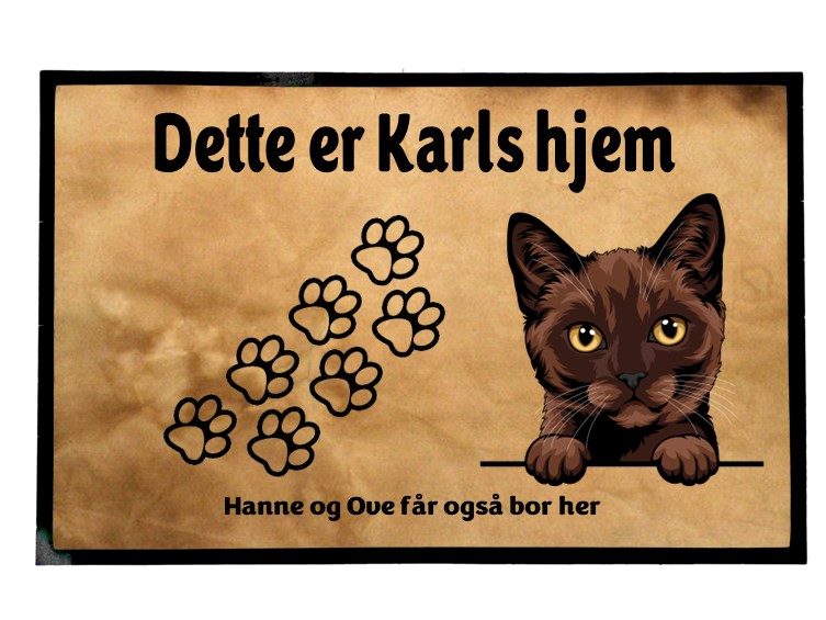 Dørmatte Katt 36