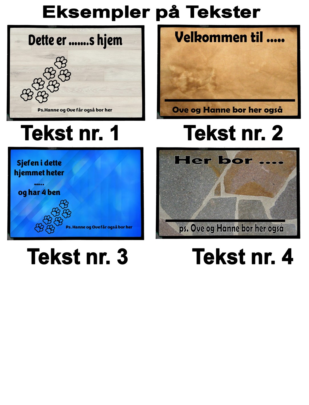  Dørmatte Katt 36 - 2