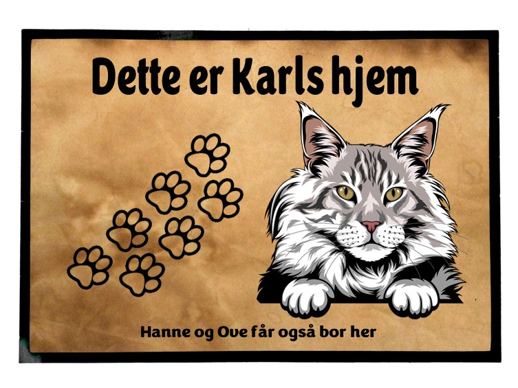  Dørmatte Katt 37