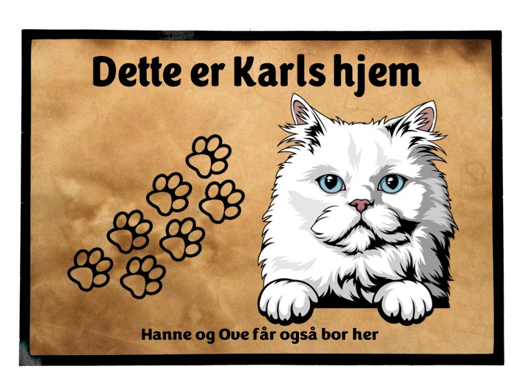  Dørmatte Katt 39