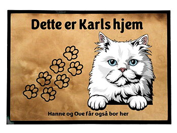  Dørmatte Katt 39
