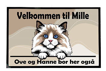  Dørmatte Katt 40