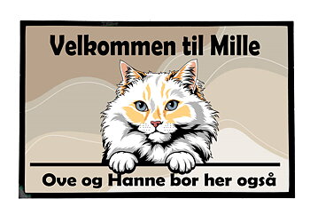  Dørmatte Katt 41