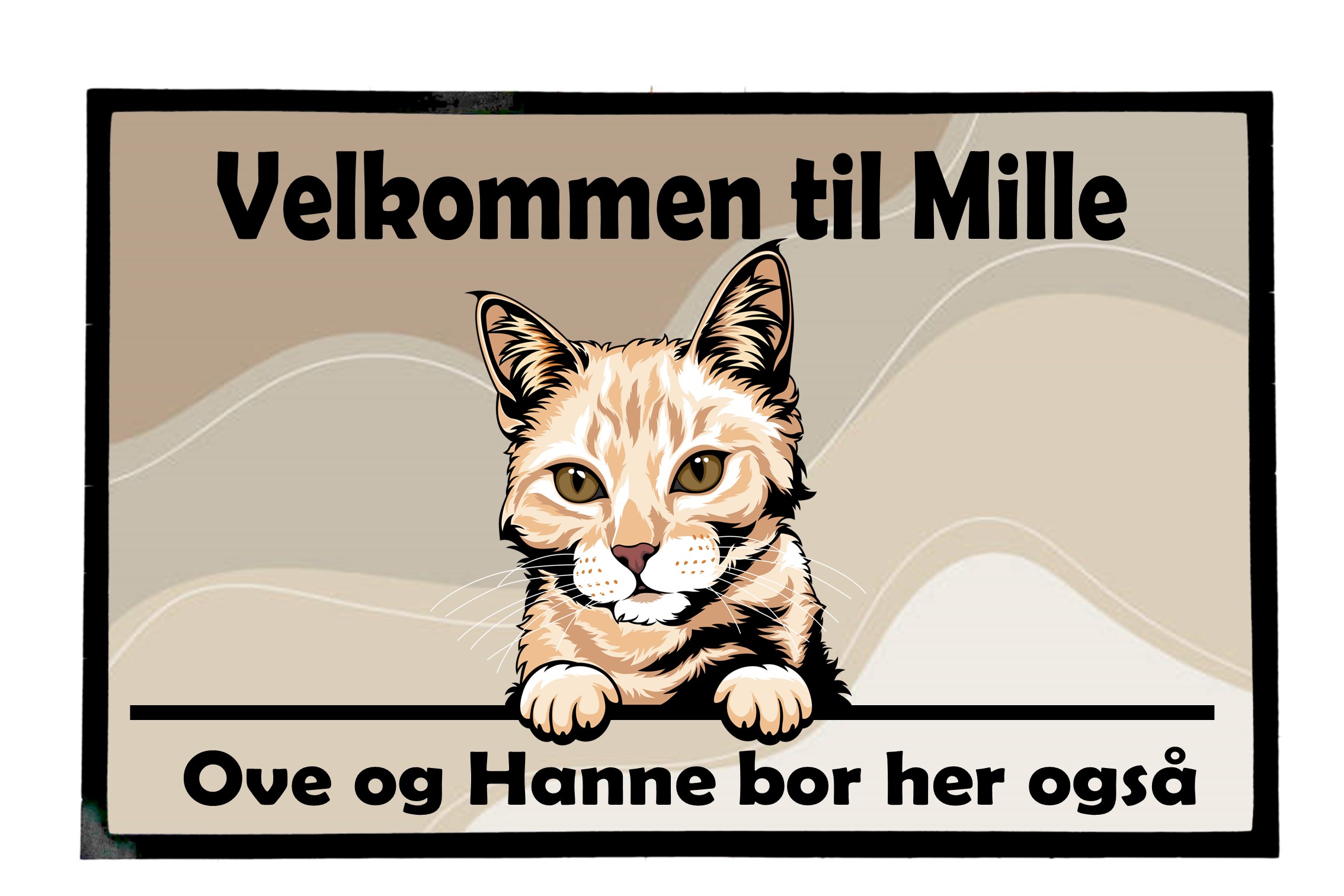  Dørmatte Katt 42