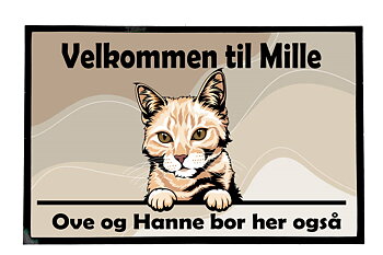  Dørmatte Katt 42
