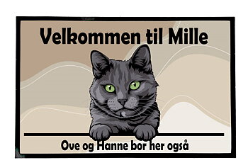  Dørmatte Katt 43