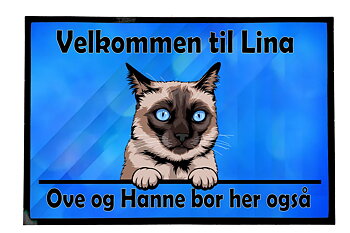  Dørmatte Katt 45