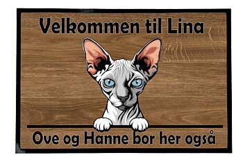  Dørmatte Katt 48