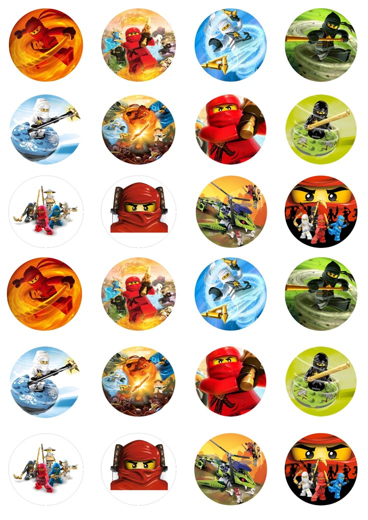 Små cupcaks Ninjago