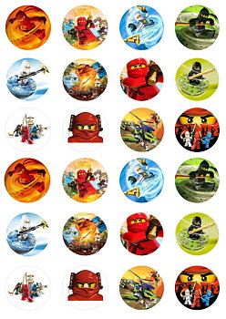 Små cupcaks Ninjago