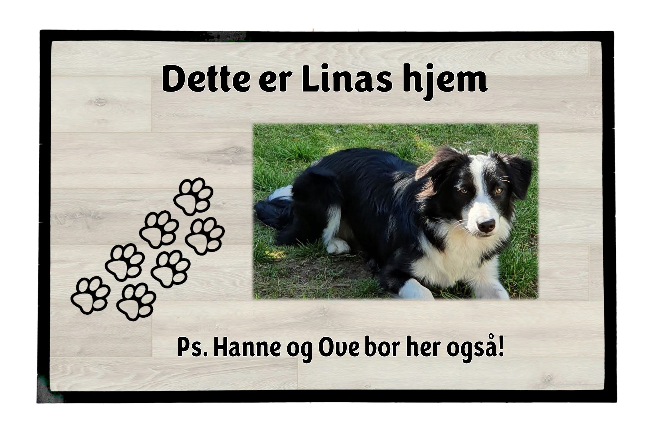Dørmatte Eget bilde Hund